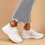 Scarlet | Comfortable Lace-Up Sneakers with Orthopedic Support