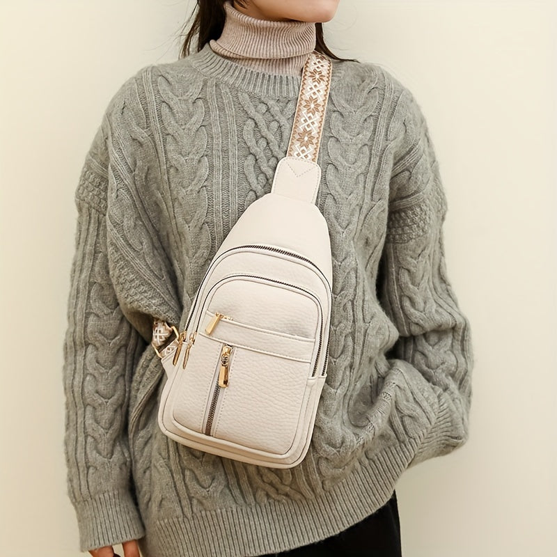 Edith - Stylish Sling Backpack with Bohemian Strap