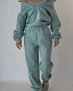 Annabelle | Women’s casual two-piece set with zip pullover