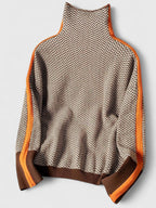 Savannah | Sophisticated knit sweater with contrast trim