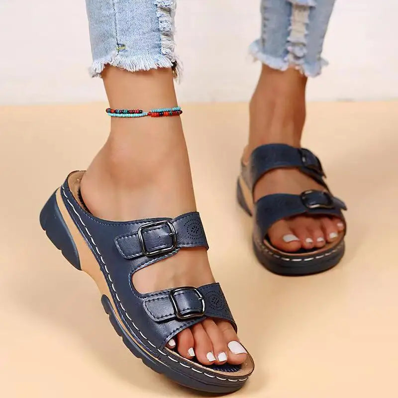Scarlet | Women's Orthopedic Sandals with Adjustable Buckle