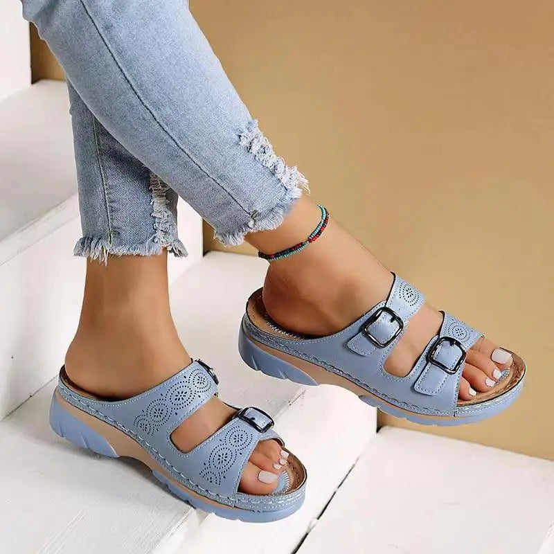Scarlet | Women's Orthopedic Sandals with Adjustable Buckle