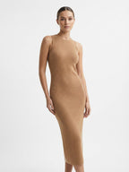 Sleeveless Knit Midi Dress