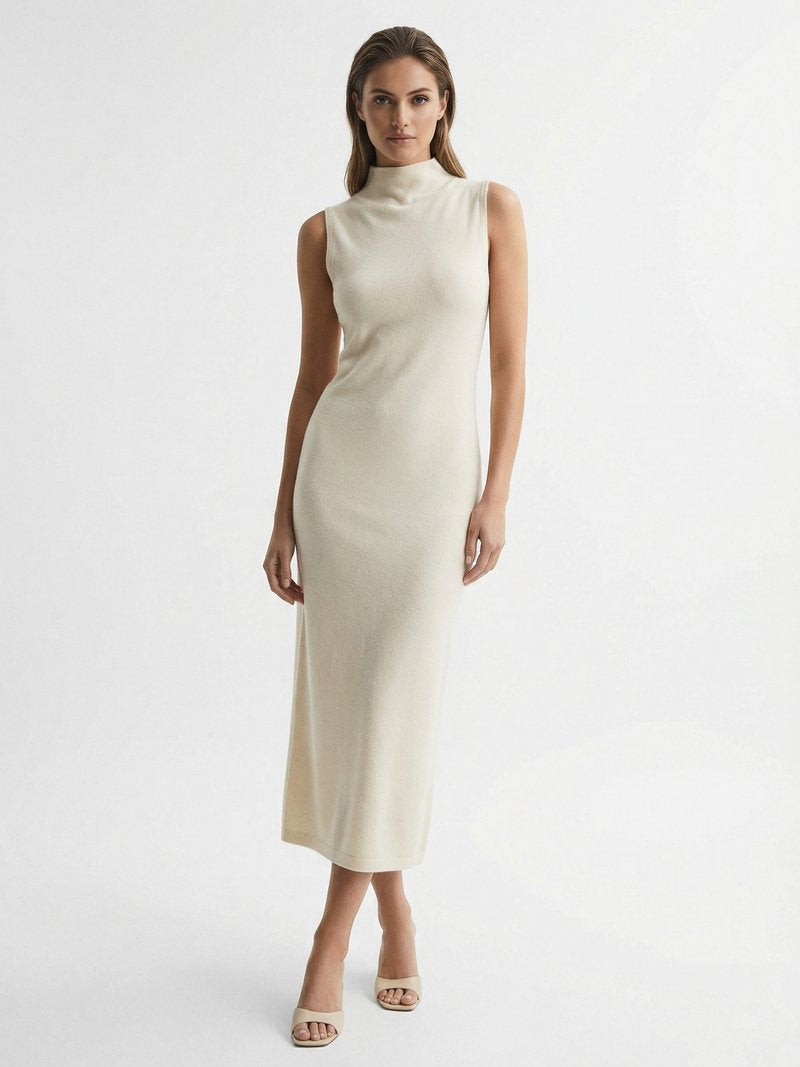 Sleeveless Knit Midi Dress