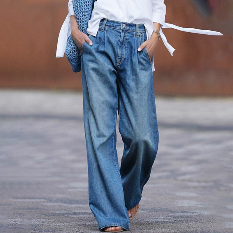 Scarlet | Women's Relaxed-Fit Wide-Leg Jeans