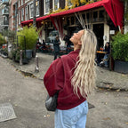 Scarlet | Women's Oversized Jacket with Zip Closure