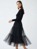 Velvet Mini Skirt with High Waist
