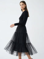 Velvet Mini Skirt with High Waist