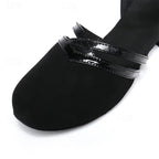 Scarlet | Women's Black Dance Shoes with Ankle Strap